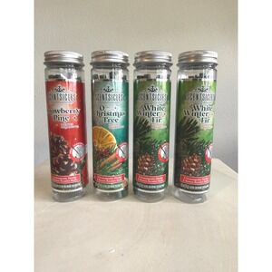 NEW Scentsicles Scented 4 LOT White Winter Fir Snowberry Pine Christmas Tree